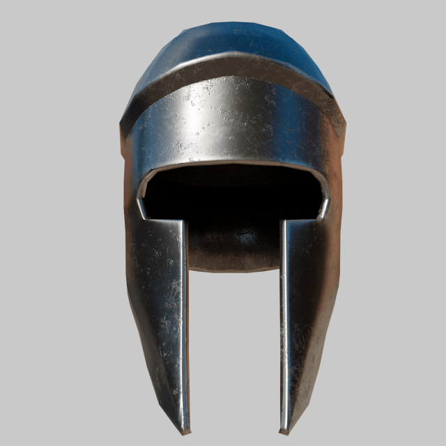 Spartan helmet Model 3D .c4d .max .obj .3ds .fbx .stl .blend 