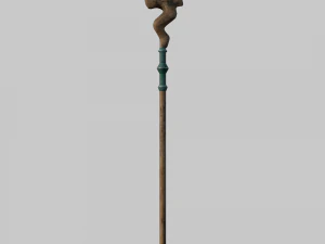 Magic staff 3D Model