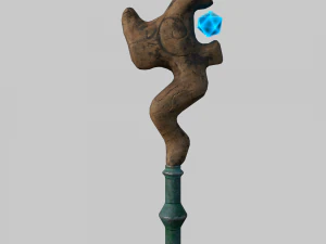 Magic staff 3D Model