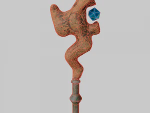 Magic staff 3D Model