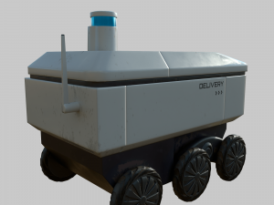 Delivery robot Modelo 3D