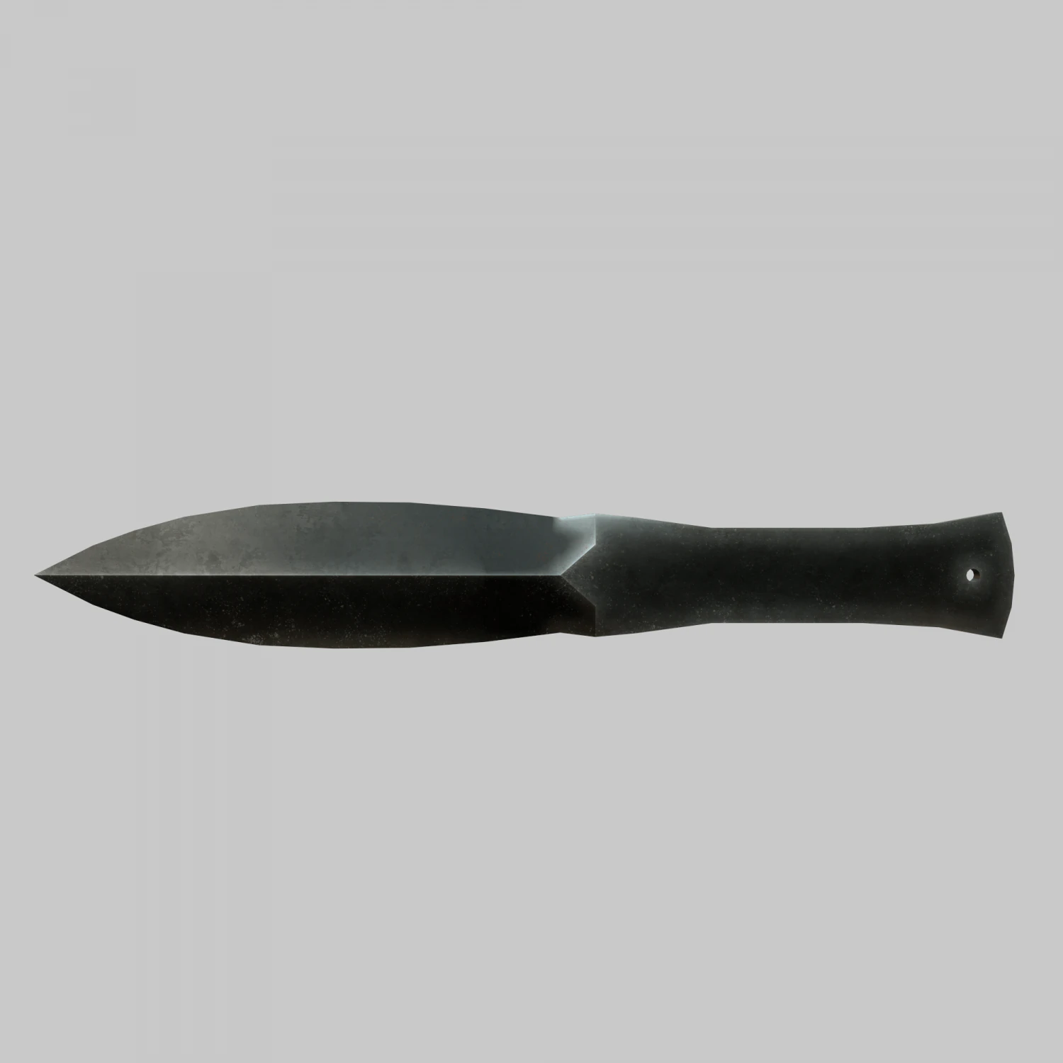 Throwing Knife 3D Model .c4d .max .obj .3ds .fbx .stl .blend