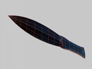 Throwing Knife 3D Model