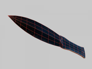 Throwing Knife 3D Model