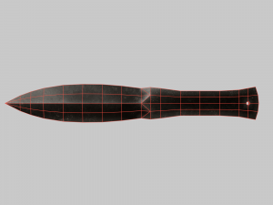 Throwing Knife 3D Model