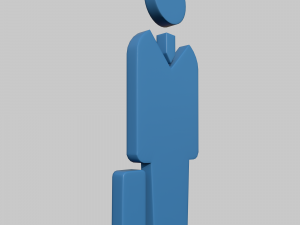 Sign officeman Modelo 3D