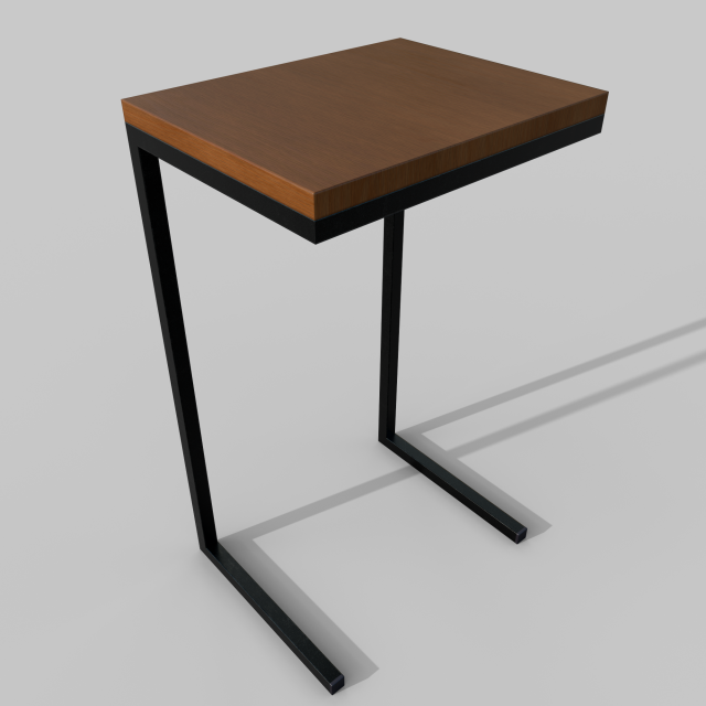 Table Hierro Madera Fullconfort 3D Модель .c4d .max .obj .3ds .fbx .stl .blend 