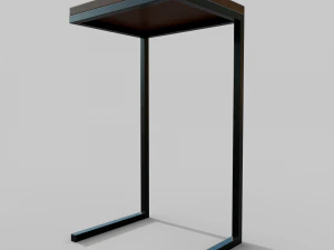 Table Hierro Madera Fullconfort 3D Model