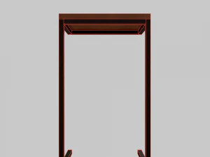 Table Hierro Madera Fullconfort 3D Model