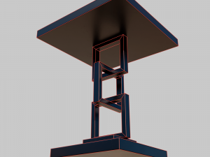 Table Chain 3D Model