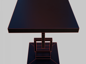 Table Chain 3D Model