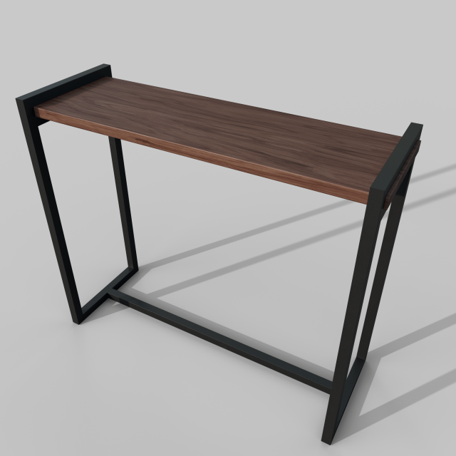 Bar table 3D Model .c4d .max .obj .3ds .fbx .stl .blend 