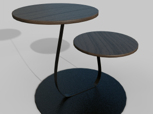 Coffee table Mushrooms 3D Model