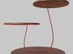 Coffee table Mushrooms 3D Модель