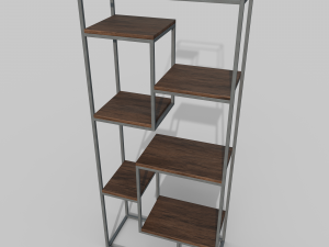 Bookshelf concept 3D Model