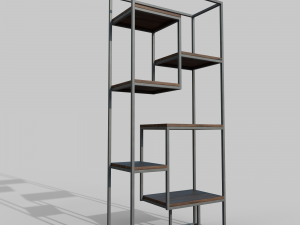 Bookshelf concept Modelo 3D