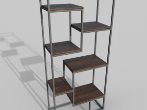 Bookshelf concept 3D Model