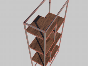 Bookshelf concept Modelo 3D