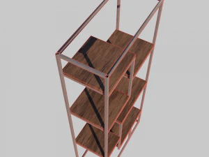 Bookshelf concept 3D Model