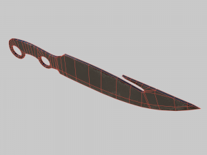 Hunters knife 3D 模型