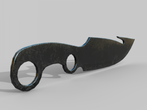 Hunters knife 3D 模型