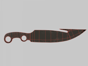 Hunters knife 3D 模型
