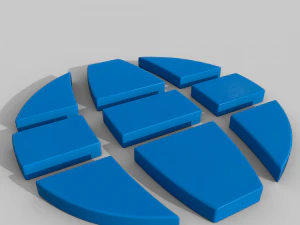 Earth internet logo 3D Model