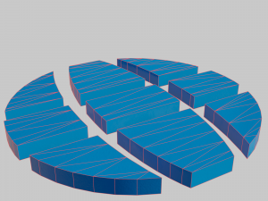 Earth internet logo 3D Model