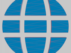 Earth internet logo 3D Model