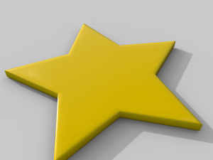 Simple star 3D Model