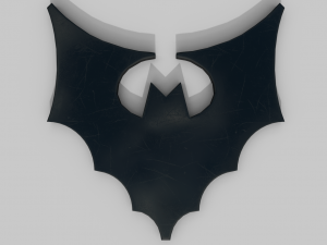 Bat silhouette 3D-Modell