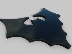 Bat silhouette Model 3D