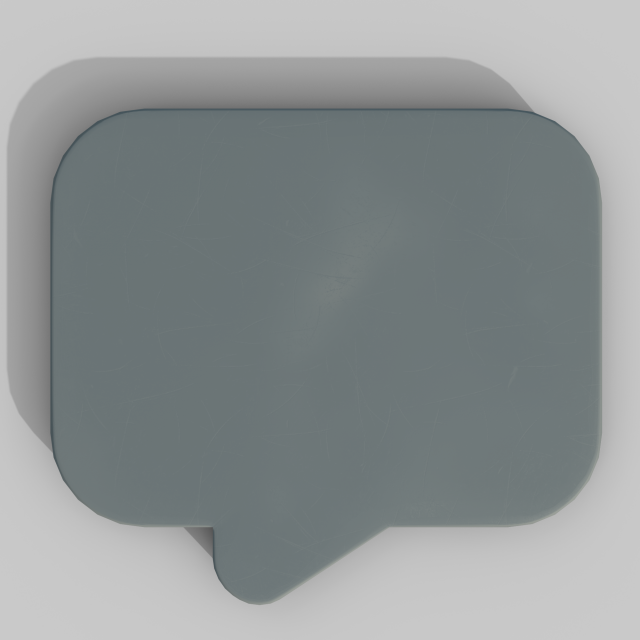 Hat icon 3D 模型 .c4d .max .obj .3ds .fbx .stl .blend 