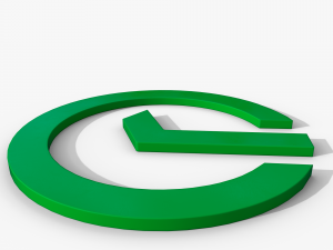 Sber logo 3D Модель