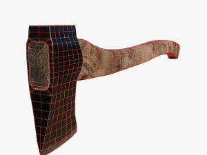 Old axe 3D Модель