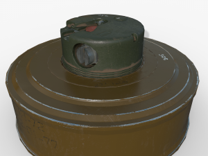Mine TM-72 3D मॉडल