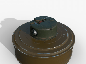 Mine TM-72 3D मॉडल