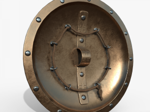 Spartan shield Model 3D