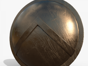 Spartan shield Model 3D