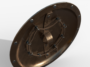 Spartan shield Model 3D
