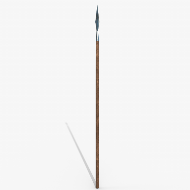 Simple spear 3D मॉडल .c4d .max .obj .3ds .fbx .stl .blend 