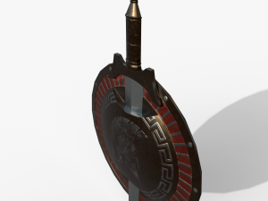 Spartan medallion Model 3D