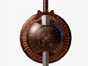 Spartan medallion Model 3D
