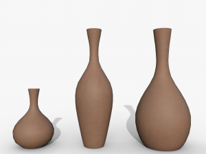 Vases asset Clay 3D Модель