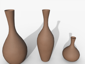 Vases asset Clay 3D 모델