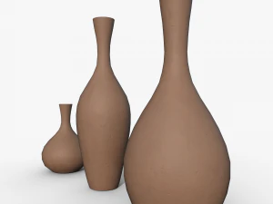 Vases asset Clay 3D Model