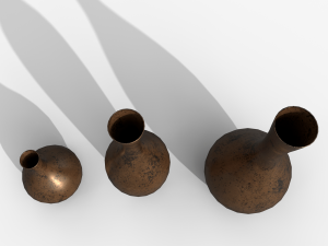 Vases asset Bronze Model 3D