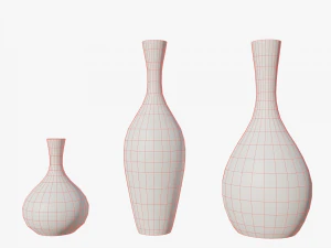 Vases asset Bronze 3D Model