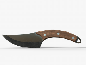 Short knife Model 3D