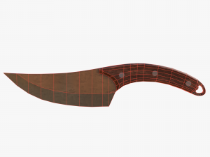 Short knife 3D-Modell